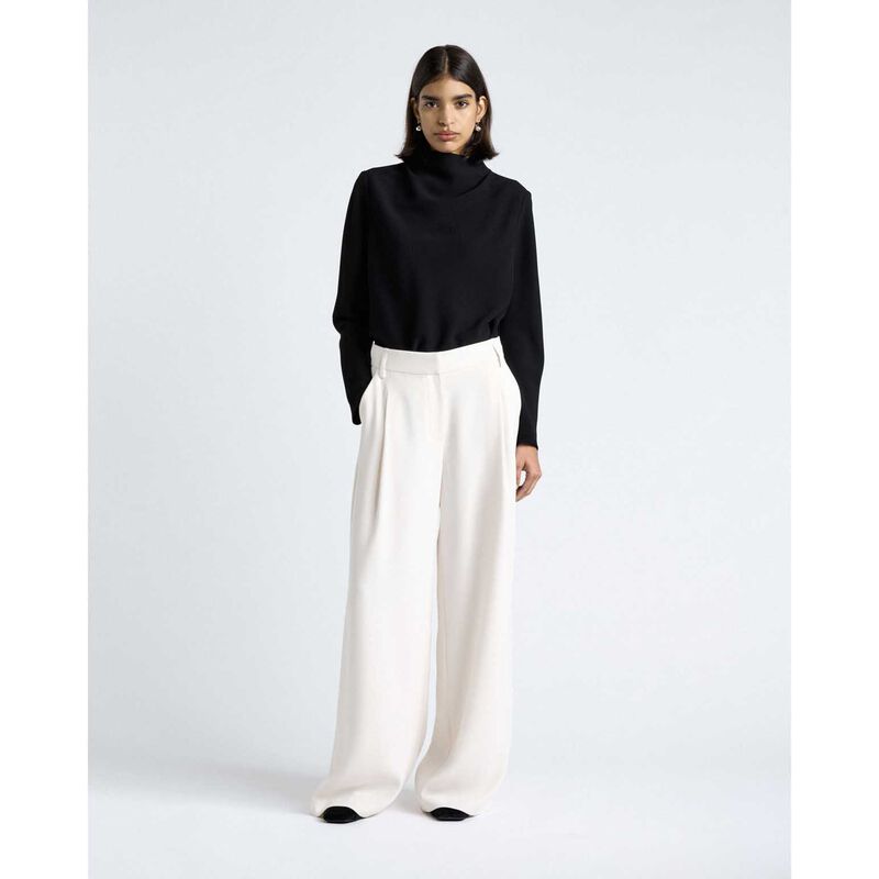 Cue Crepe Long Sleeve Top image number 3